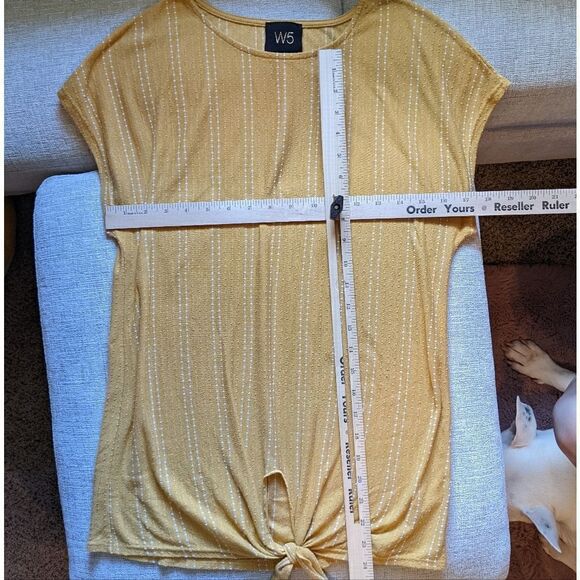 Anthropologie Blouse W5 Concepts Tie Front - Picture 6 of 6